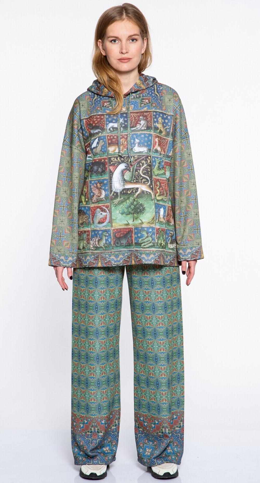 Широкие брюки "Бестиарий"