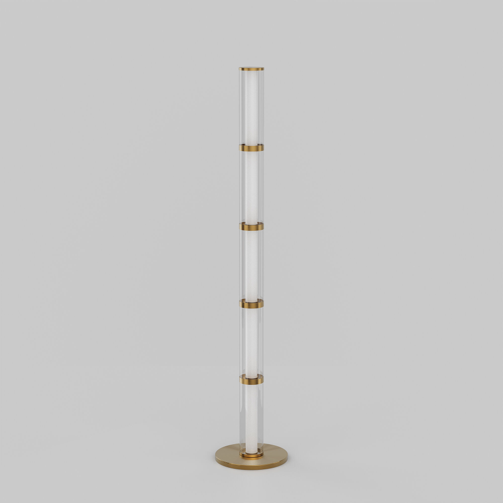 Напольный светодиодный светильник 80537/1 латунь