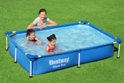 Каркасный прямоугольный бассейн Bestway 221х150х43 см (56401 BW)