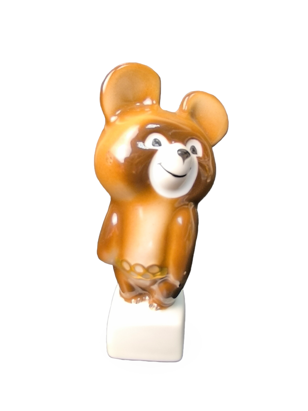 Фарфоровая статуэтка "Олимпийский мишка" ДФЗ Вербилки