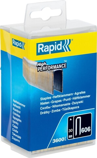 RAPID узкие, тип 606, 30 мм, 3600 шт, закаленные супертвердые гвозди (40303096)