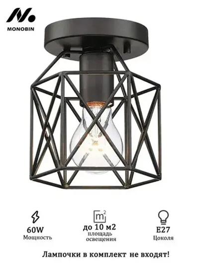 MONOBIN Потолочный светильник 1*60 вт E27