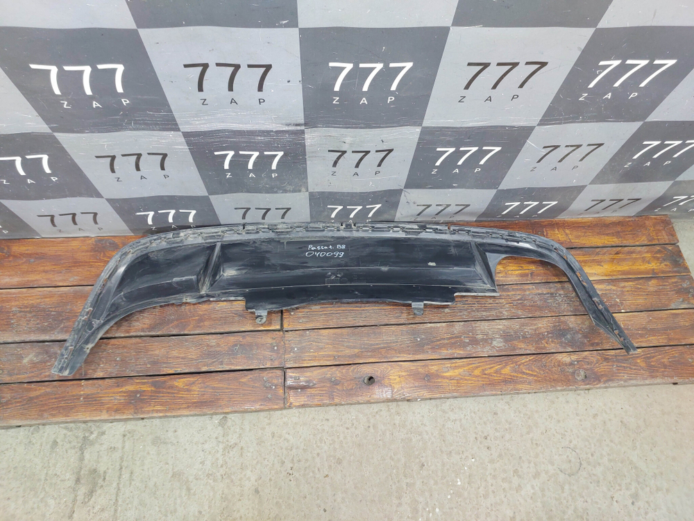 Юбка заднего бампера Volkswagen Passat B7 11-15 Б/У Оригинал 3AF807521A