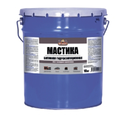 Мастика битумная гидроизолирующая МБГ Оптилюкс (5кг) ведро