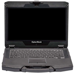 Ноутбук защищённый CyberBook S1134 14 ", Core i3, 8 Гб RAM, 256 Гб SSD, UHD Graphics, Черный