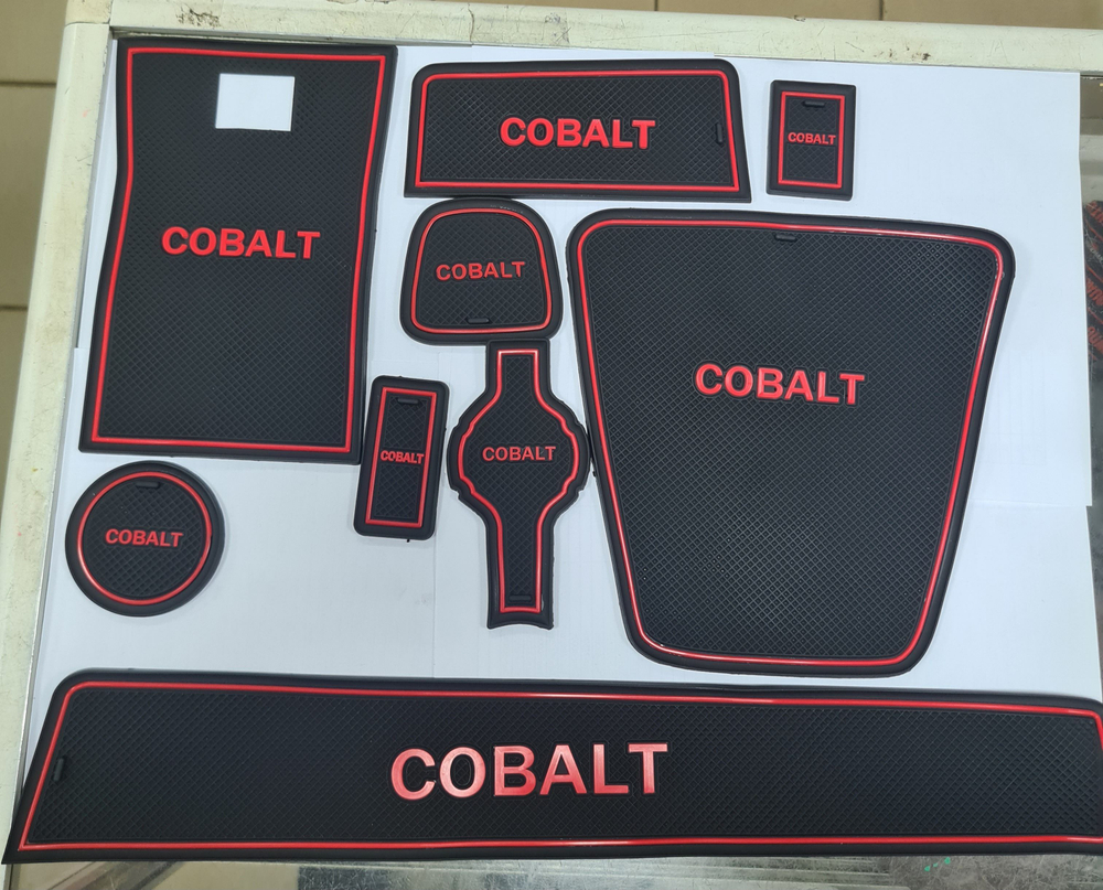 Антискользящие коврики в салон Шевроле Кобальт Белые