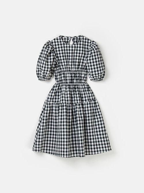 Платье хлопковое с коротким рукавом 