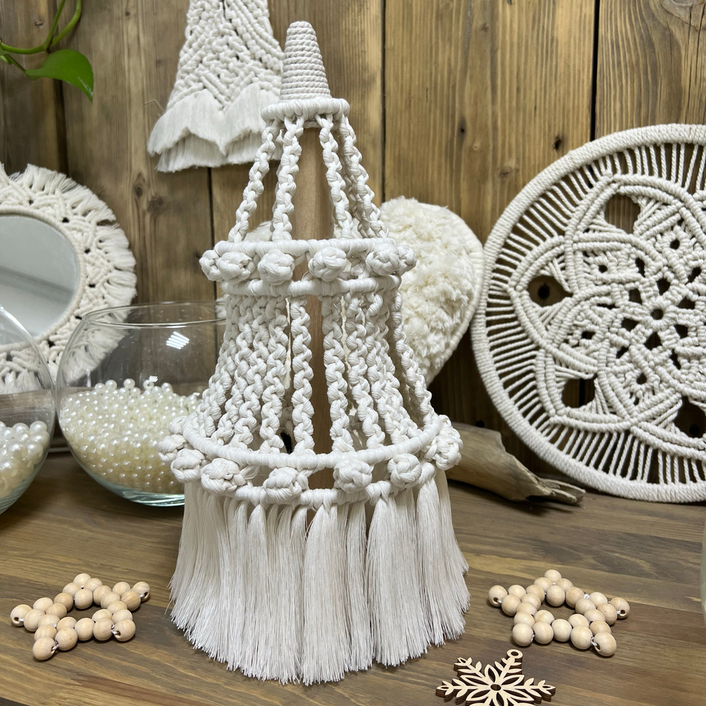 Набор для "Настольной ёлки" ~ 33 см (размер S) с хлопковым шпагатом