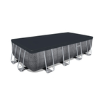 Каркасный бассейн Bestway 56996 (488х244х122 см) с картриджным фильтром, лестницей и защитным тентом