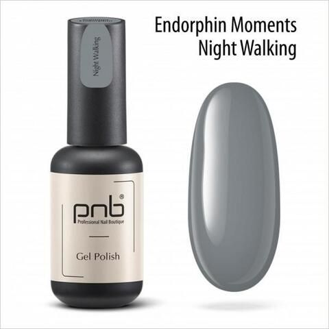 ГЕЛЬ-ЛАК PNB 8 МЛ NIGHT WALKING /ENDORPHIN MOMENTS COLLECTION