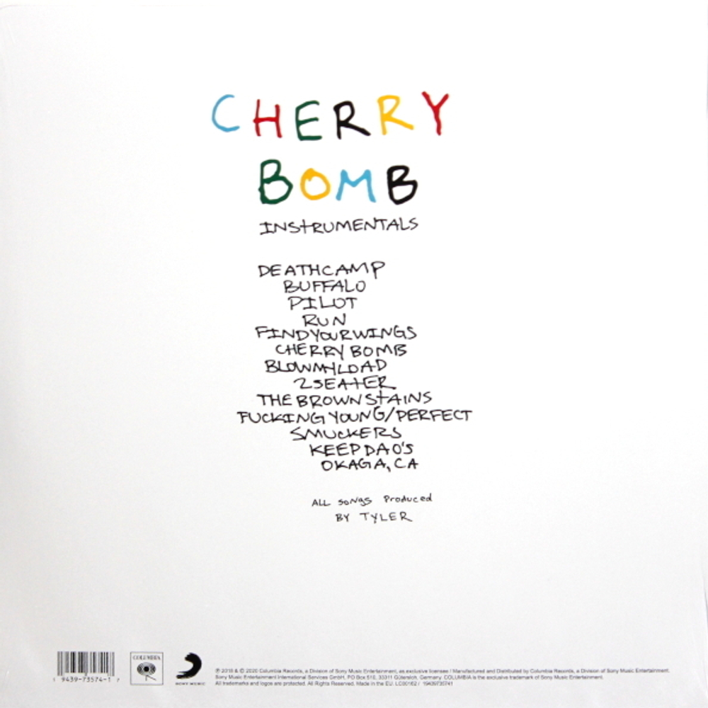 Tyler, The Creator / Cherry Bomb - The Instrumentals (Limited Edition)(Coloured Vinyl)(2LP)