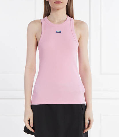 Топ Easy Tank Hugo Blue - розовый(50508857)