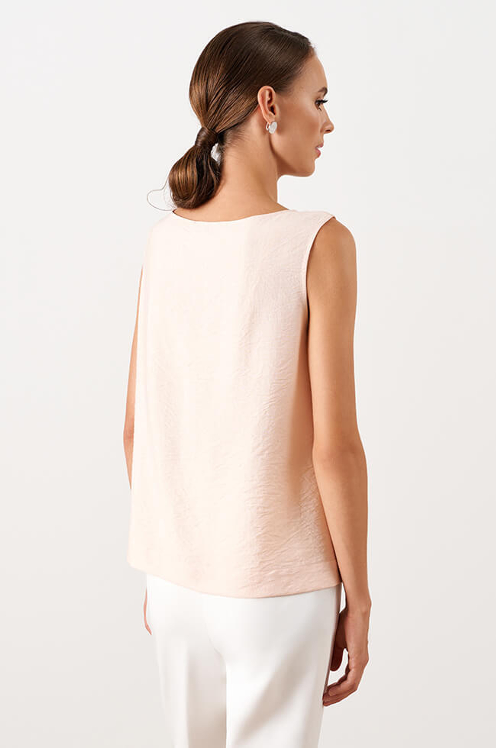 23048 Блузка женская (пудрово-розовый)