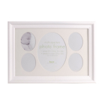 Фоторамка Innova Baby Memories I 20х30 с паспарту 10х15, 5x6, пластик/стекло, белый (PI03738)