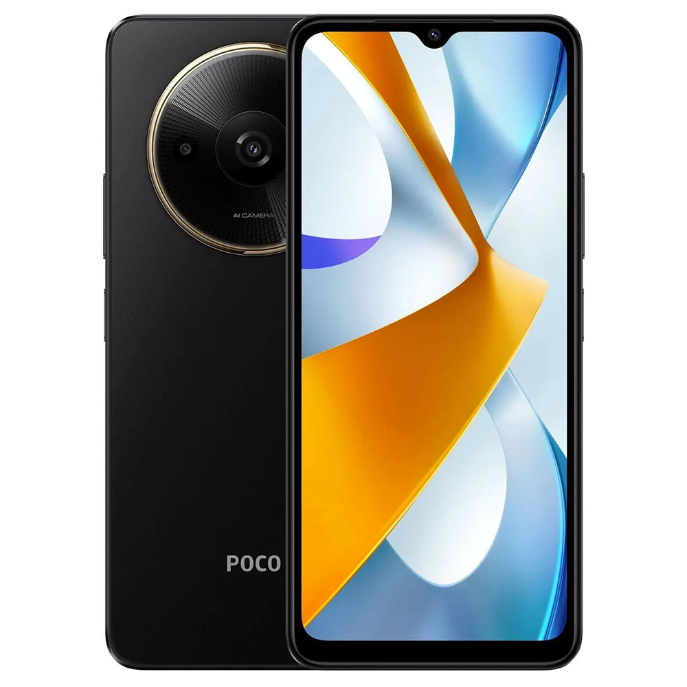 Смартфон POCO C61 4+128 BLACK