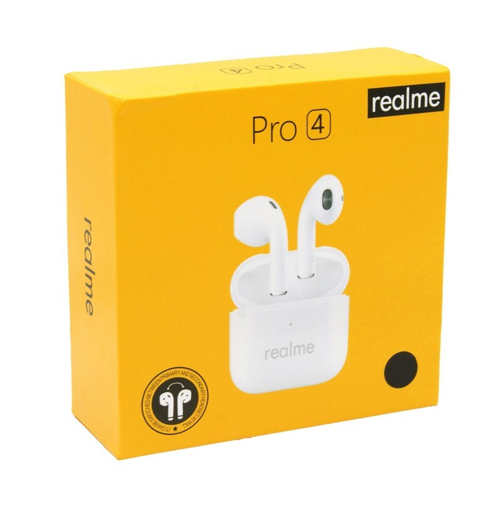 Беспроводные наушники TWS REALME Pro 4 (черный)