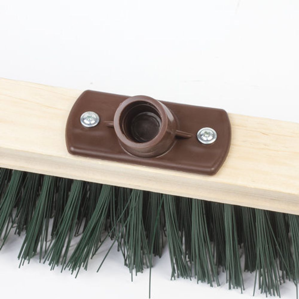 Щетка для уборки техническая,жесткая щетина 8 см, дерево, еврорезьба, LAIMA EXPERT, 605373