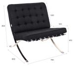 Диван EverProf Barcelona-1 Ткань Черный