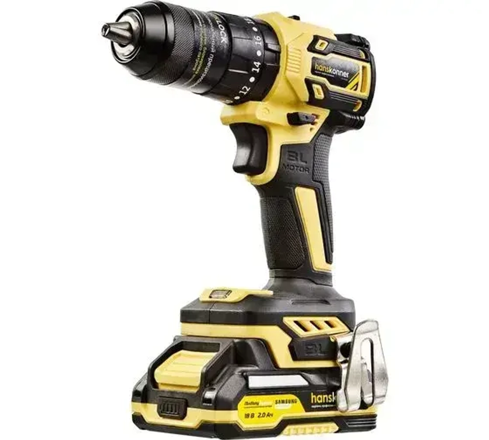 Шуруповерт, 25 мм, 18 В, 1650 об/мин, патрон - быстрозажимной, разноцветный