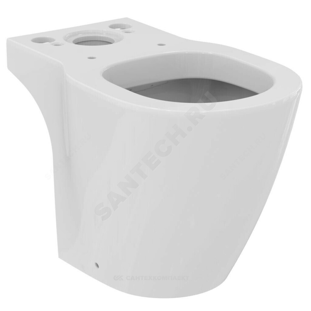 Чаша унитаза горизонтальный выпуск без сиденья белая CONNECT SPACE Ideal Standard E119501