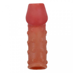 Насадка на пенис с рельефной поверхностью Pretty love, телесная