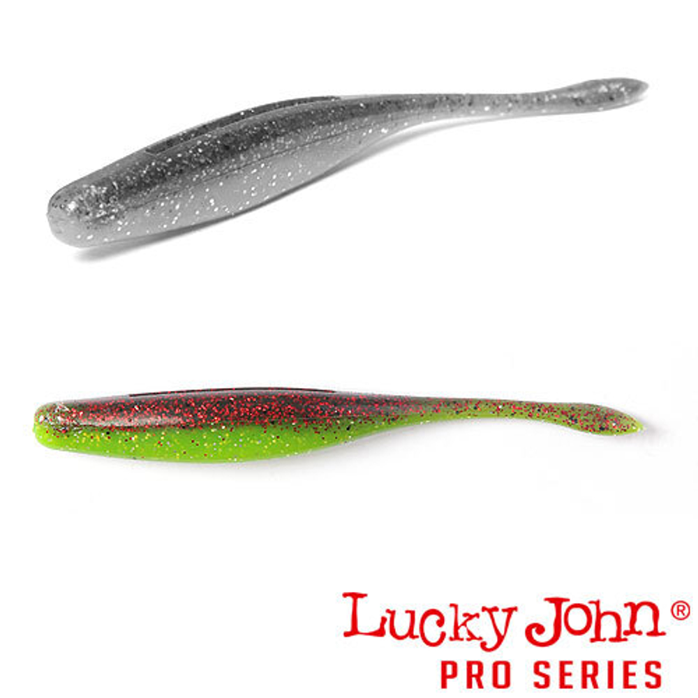 Виброхвосты съедобные Lucky John Pro Series WACKY HAMA STICK 3.5" (89мм/9шт)