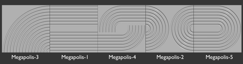 Гипсовая панель Megapolis-5