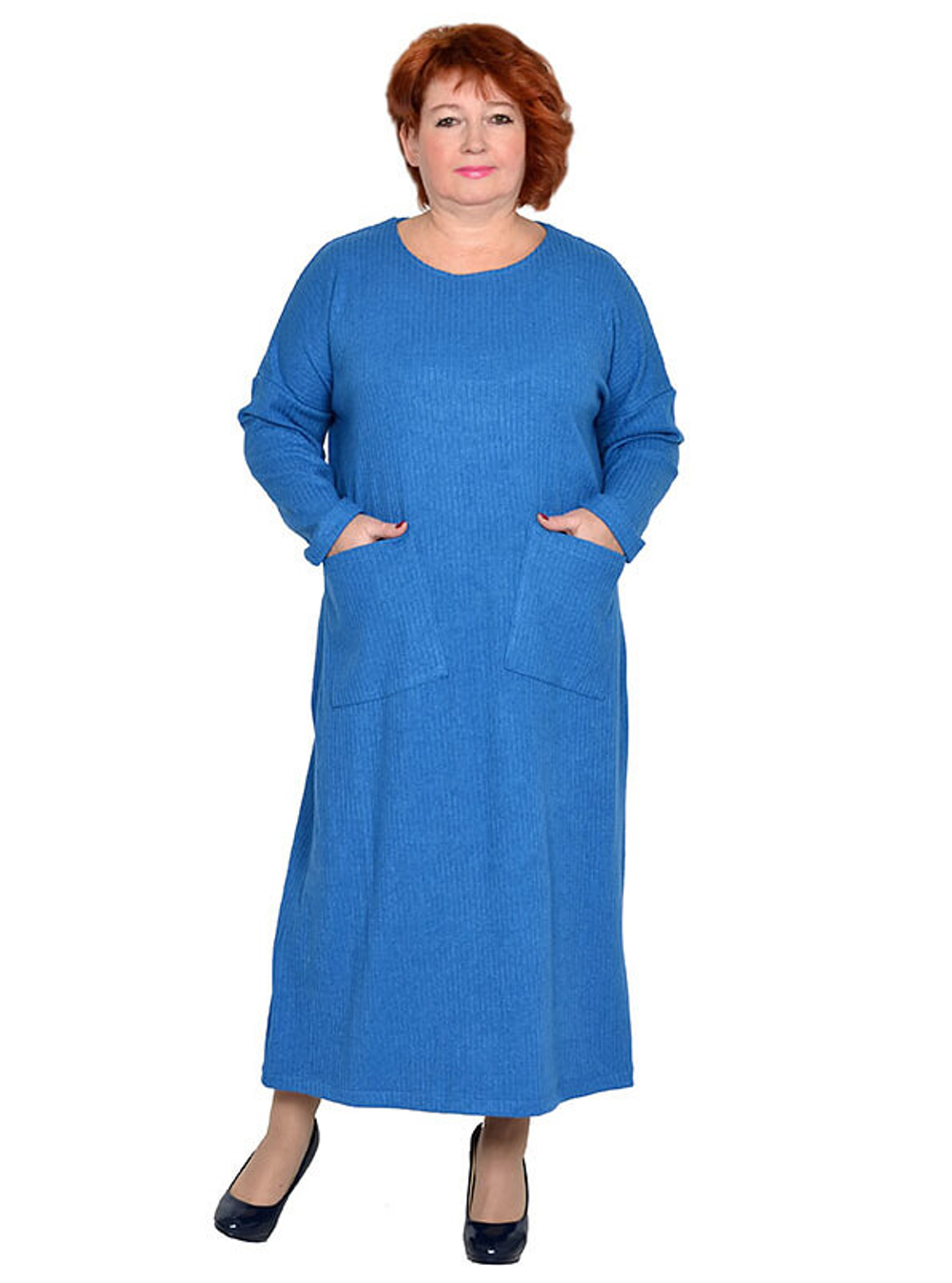 Платье прямого силуэта Каскад