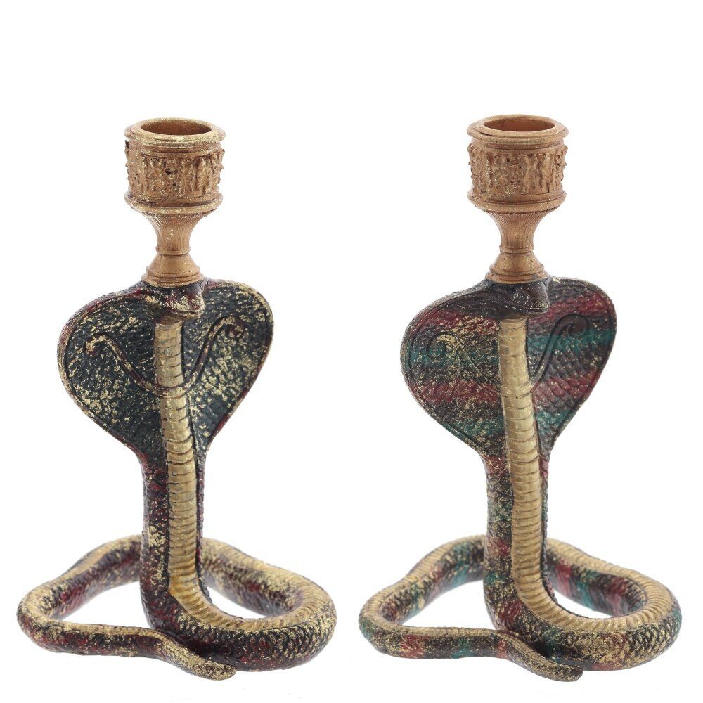 GAEM Подсвечник "Змея", L10 W10 H18 см, 2в.
