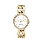 Часы Boccadamo LadyB Gold White LB005 BW/G с минеральным стеклом, кристаллами Swarovski