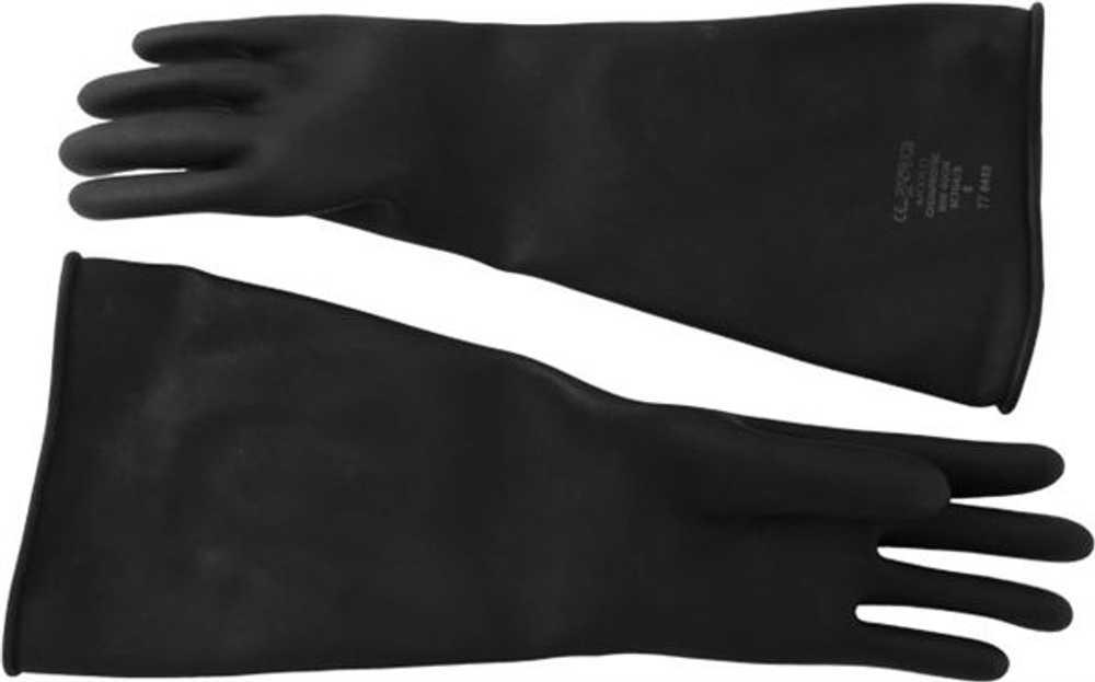 Резиновые перчатки Thick Industrial Rubber Gloves 9 (Цвет: черный)