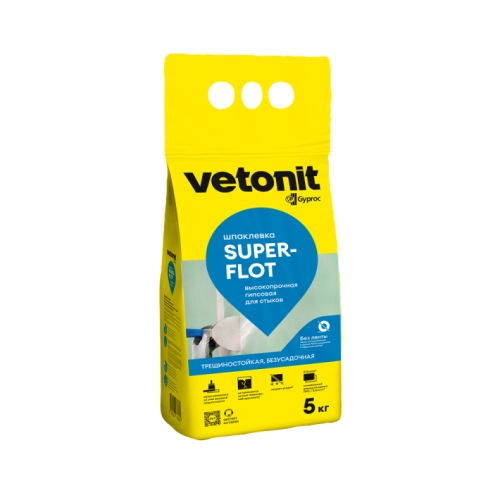 Шпаклевка для стыков ГКЛ Ветонит SUPERFLOT 5КГ