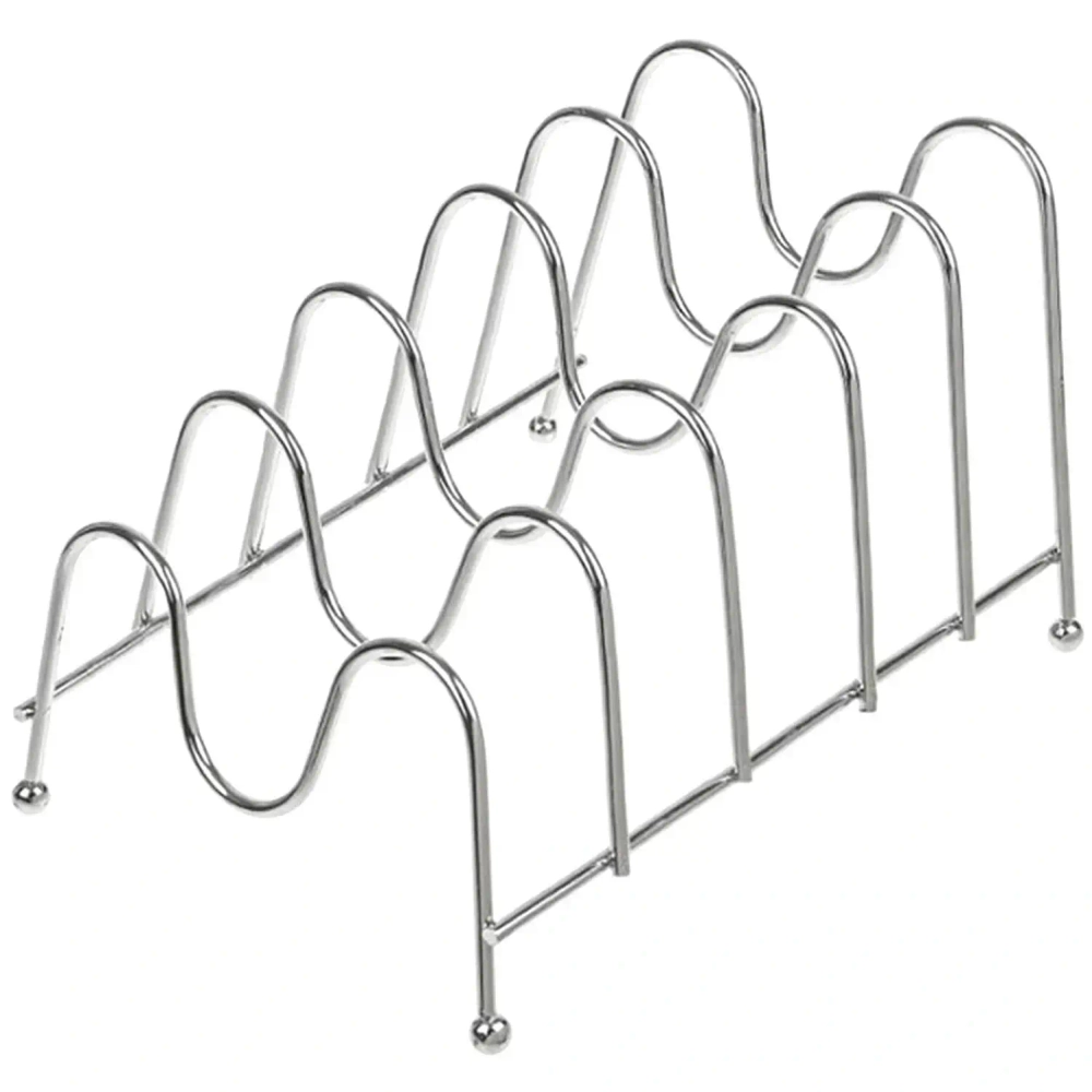 Подставка для крышек на 5 предметов, цвет серебро/1
