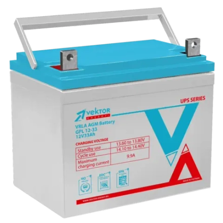 Аккумулятор VEKTOR ENERGY GPL 12-33