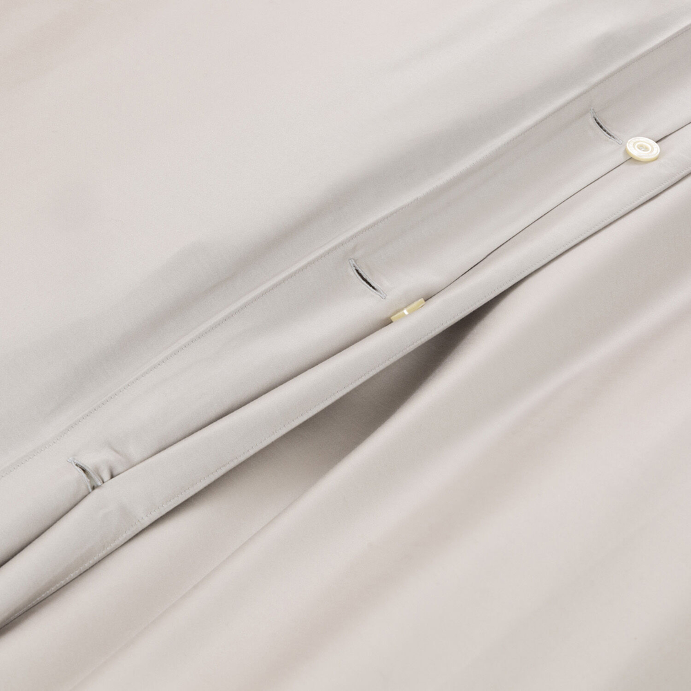 Постельное белье Frette Colour Block Stone/Milk (240 x 220 см)