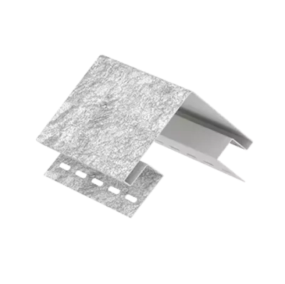 Наружный угол Ю-Пласт сланец светло-серый 3,05м