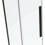 Душевой уголок Black&White Stellar Wind 8988012 80х120 стекло тонированное/профиль черный матовый