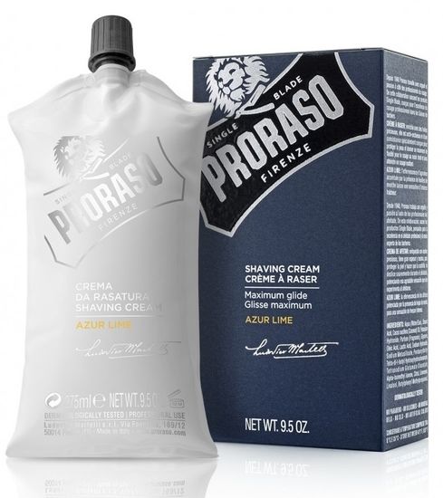 Крем для бритья Proraso, Azur Lime, 275мл (салон)