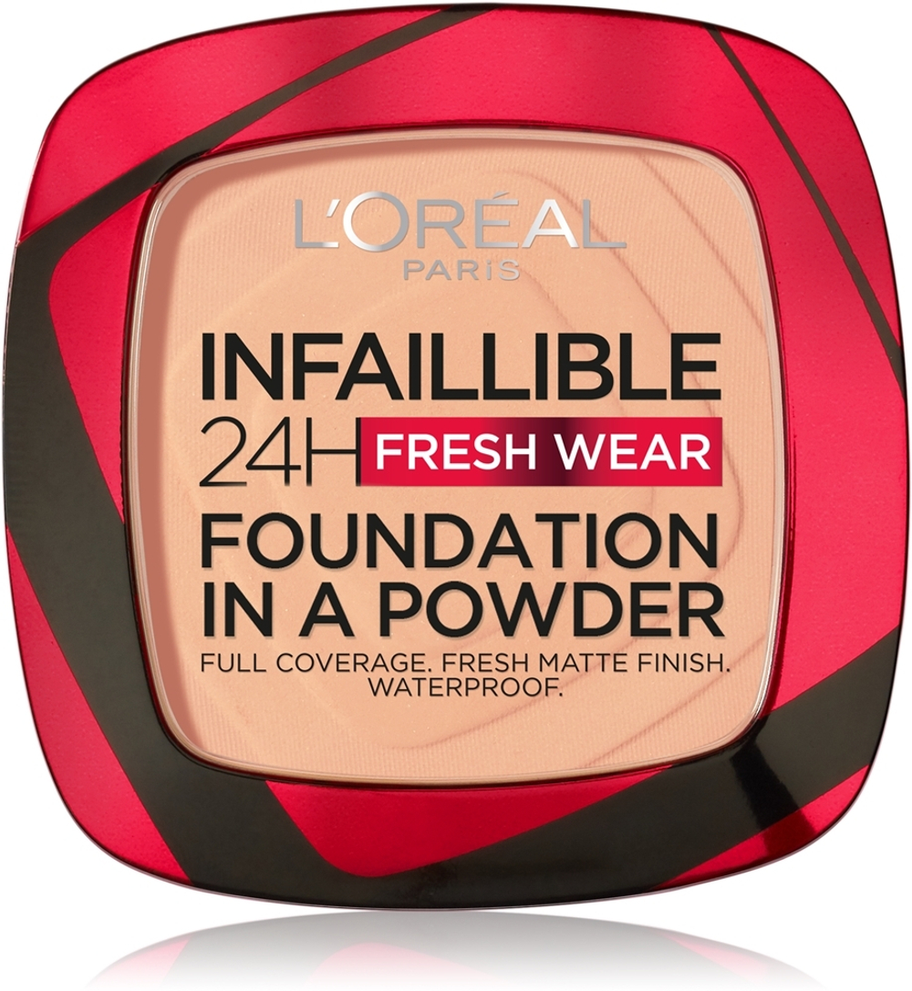 L’Oreal Paris Infaillible Fresh Wear 24h - тональная пудра, 9 g