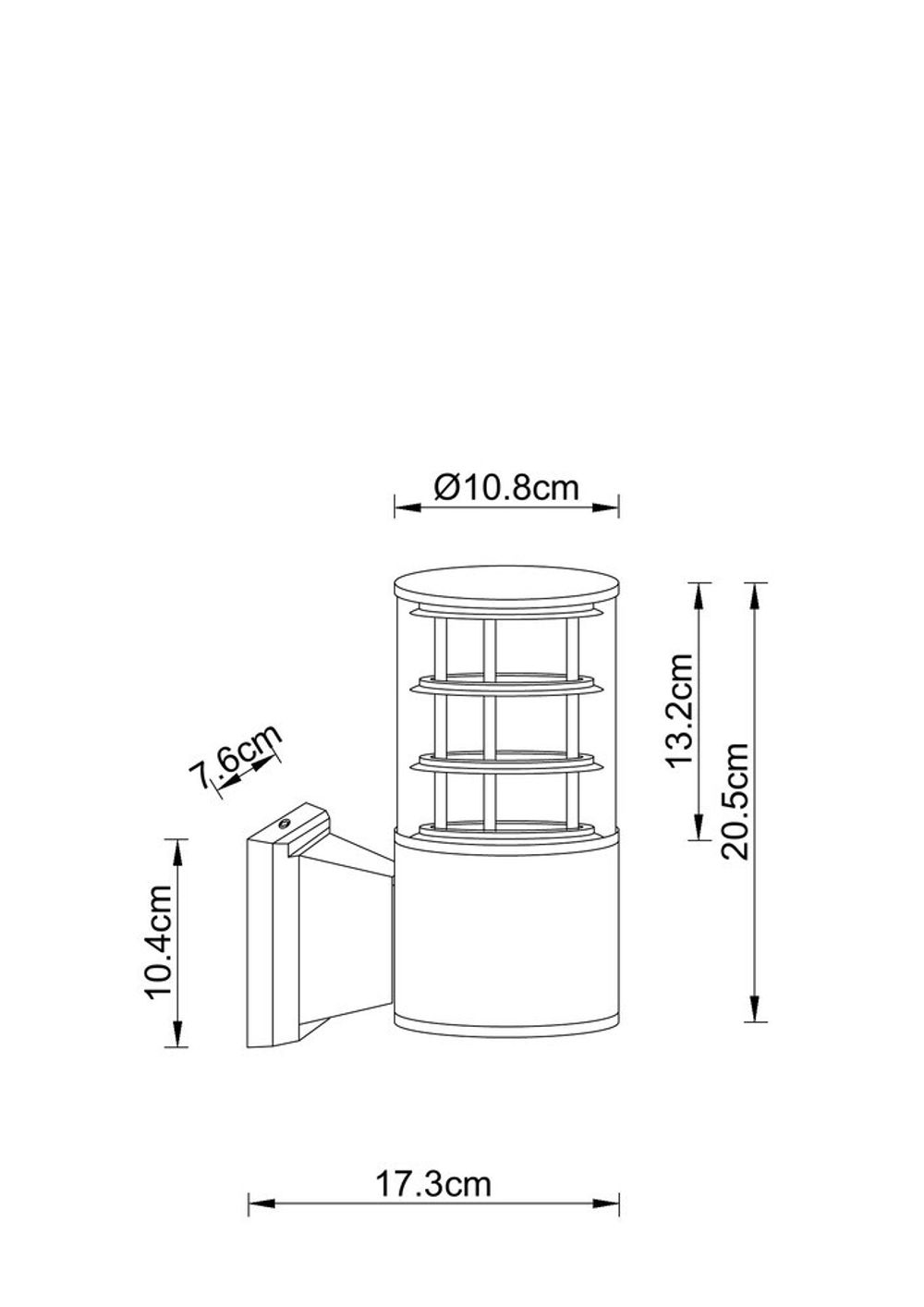 Уличный настенный светильник Arte lamp