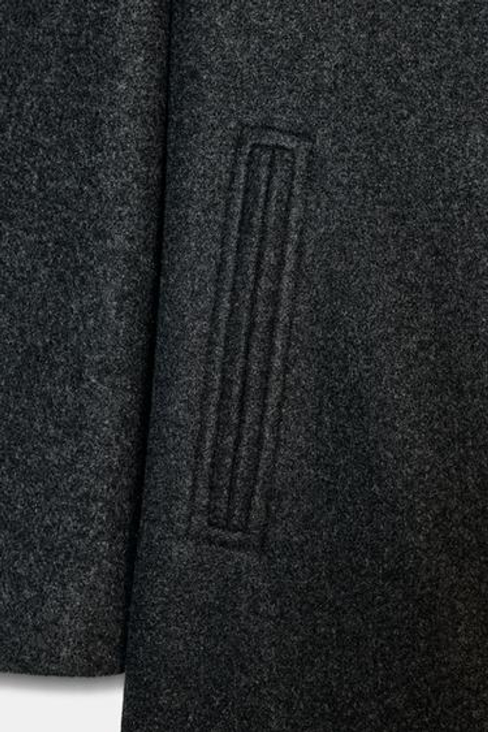 Мягкий пальто с ваткой- ZARA
