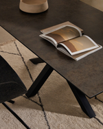 Стол Arya 180x100 керамика серый