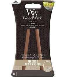 У камина, палочки для ароматизатора в авто, Woodwick