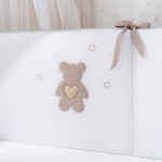 Комплект белья для классической кроватки Teddy Love 6 предметов цвет песочный