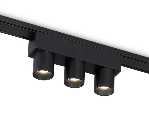 Светильник светодиодный трековый для шинопровода Magnetic Ultra Slim GV1504/3 BK черный IP20 6W 4200K 48V 24° 122*26*55