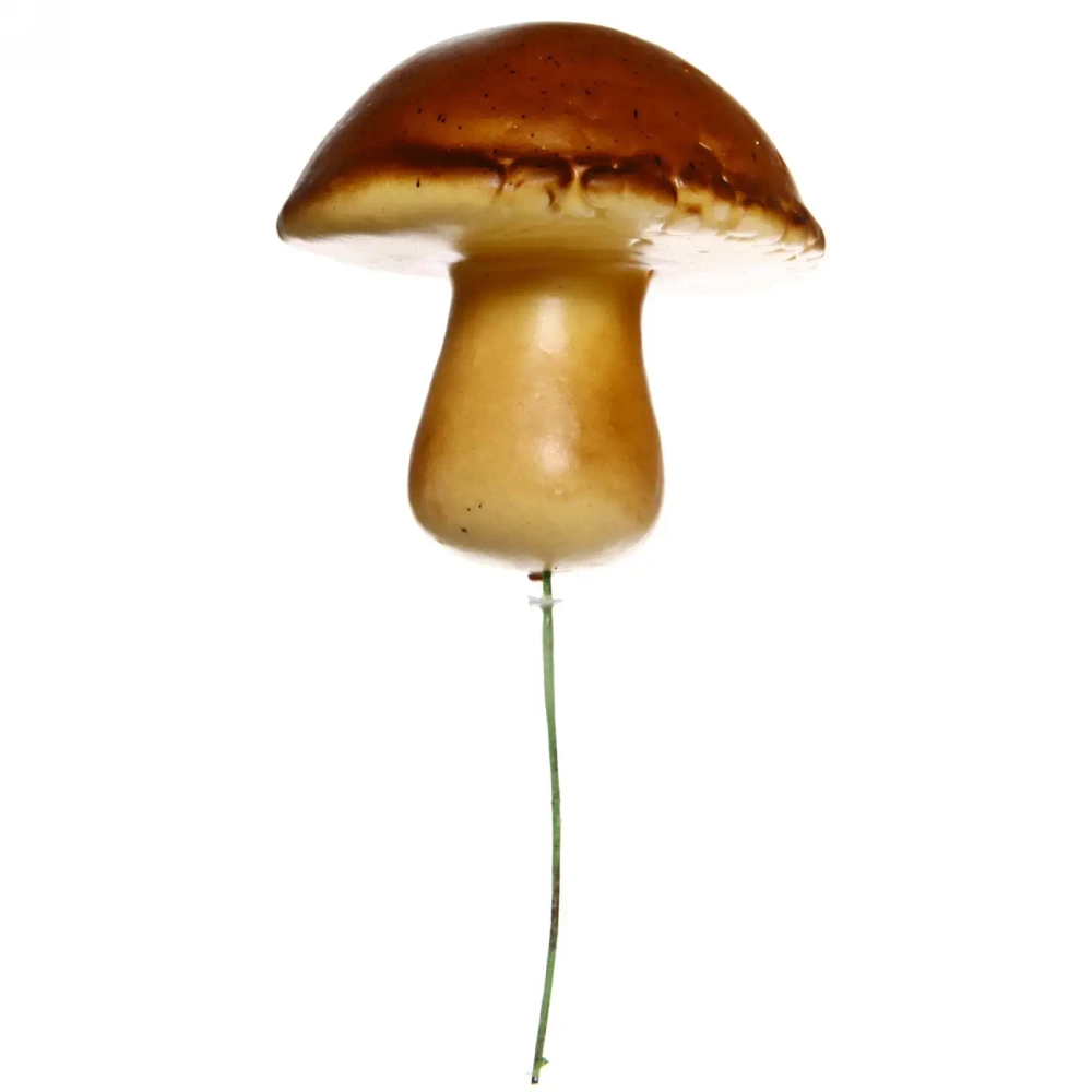 Фигура на спице «Гриб Боровик» 7*7 см (общая высота 14 см)