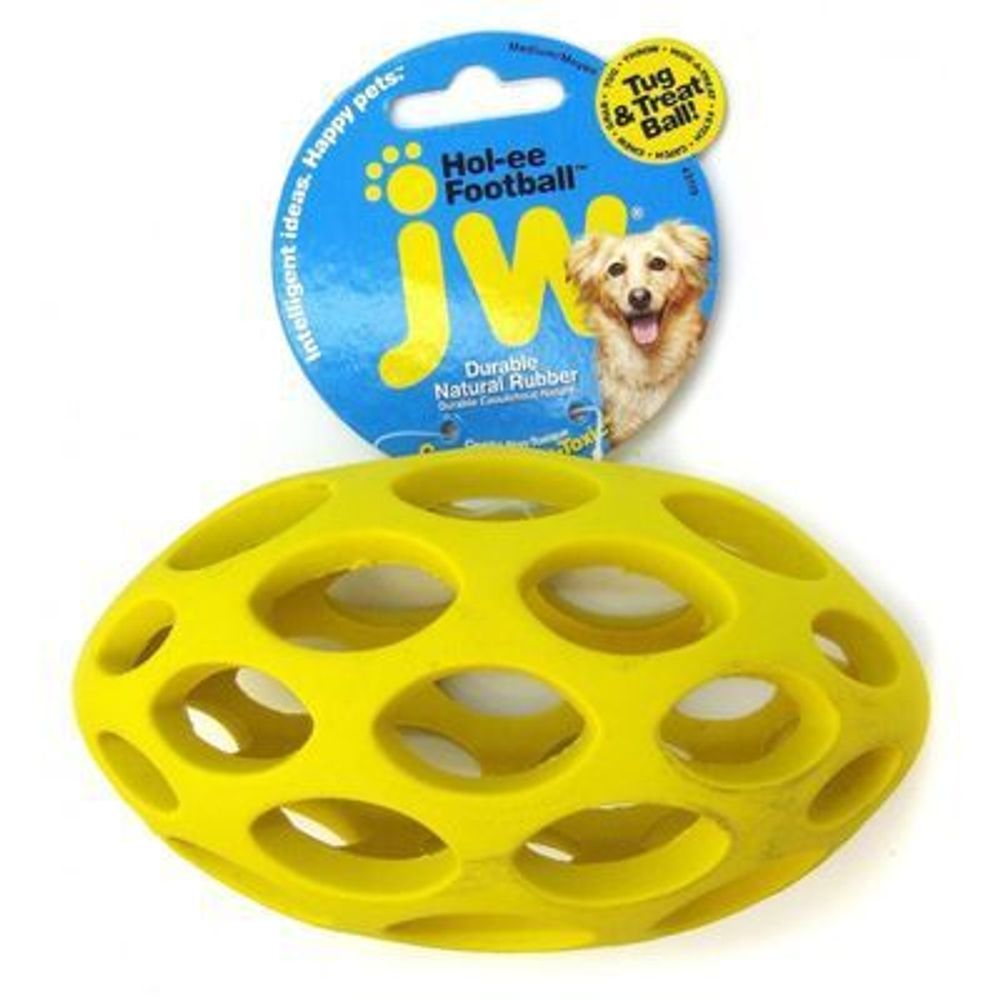 Игрушка J.W. для собак - Мяч для регби сетчатый маленький
