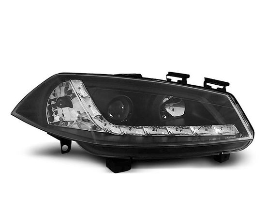 Передние фары daylight black для Renault Megane 2(II)