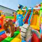 Коммерческий надувной батут «Звериная команда», 9х5х5 м