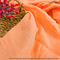 Муслин двухслойный гладь. цв.Кораллово-персиковый | ш.135 см | 120 г/м² | хлопок-100%